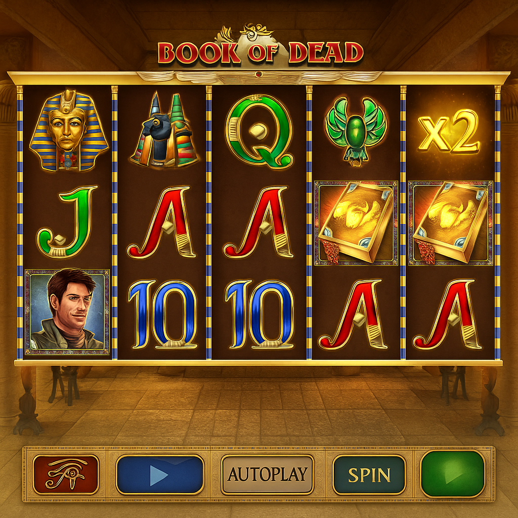 SpinStar - Book of Dead Slot Game - Pragmatic Play